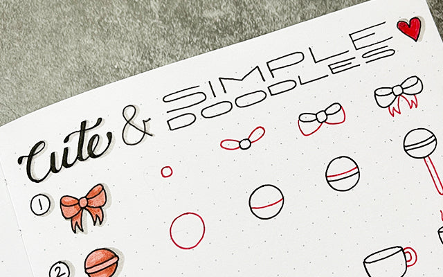 cute simple doodles