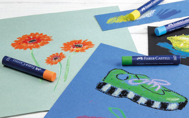 Oil Pastels and Crayons Art Ideas