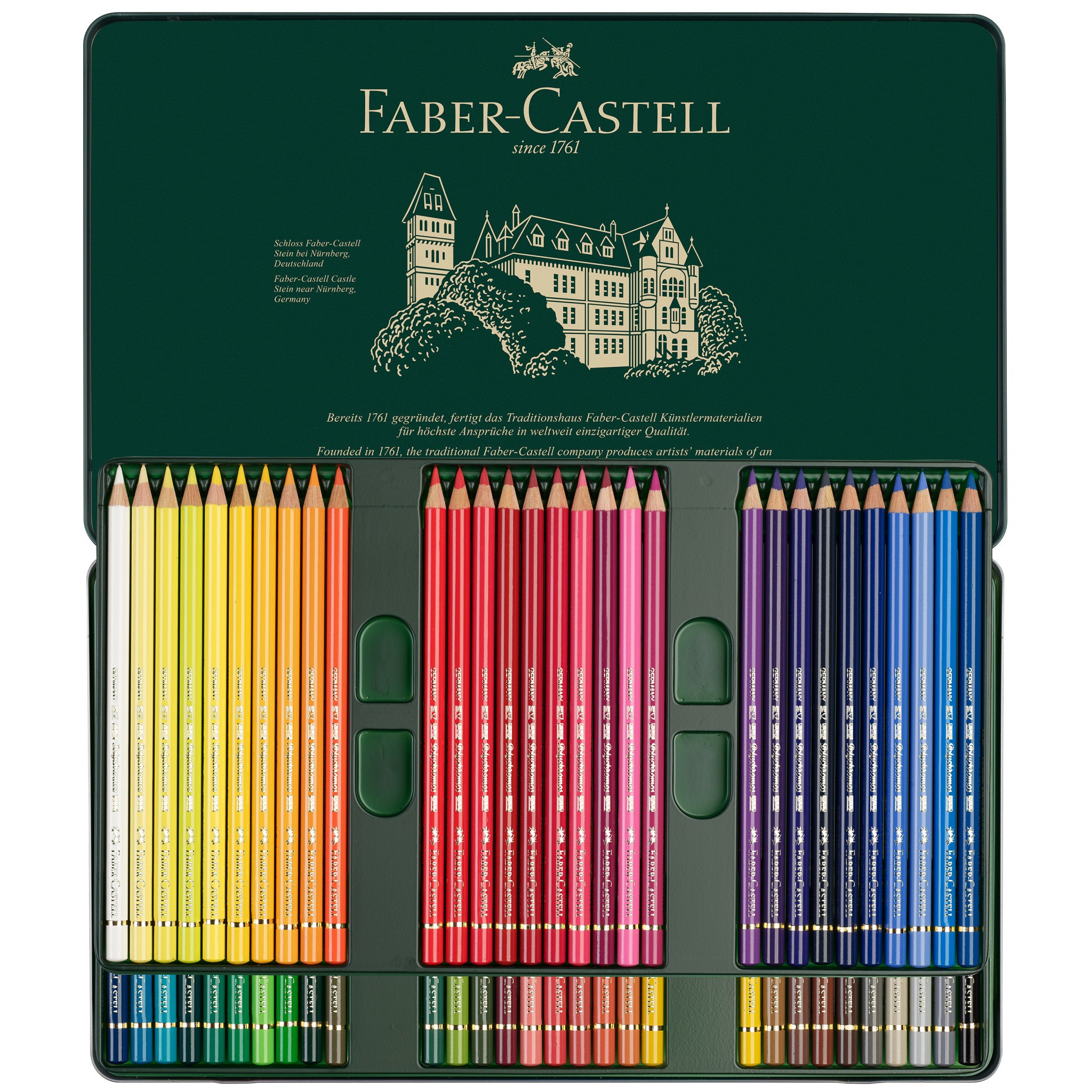 Colored Pencils for Adults | Faber-Castell Polychromos Color Pencils Tin of  60 – Faber-Castell USA