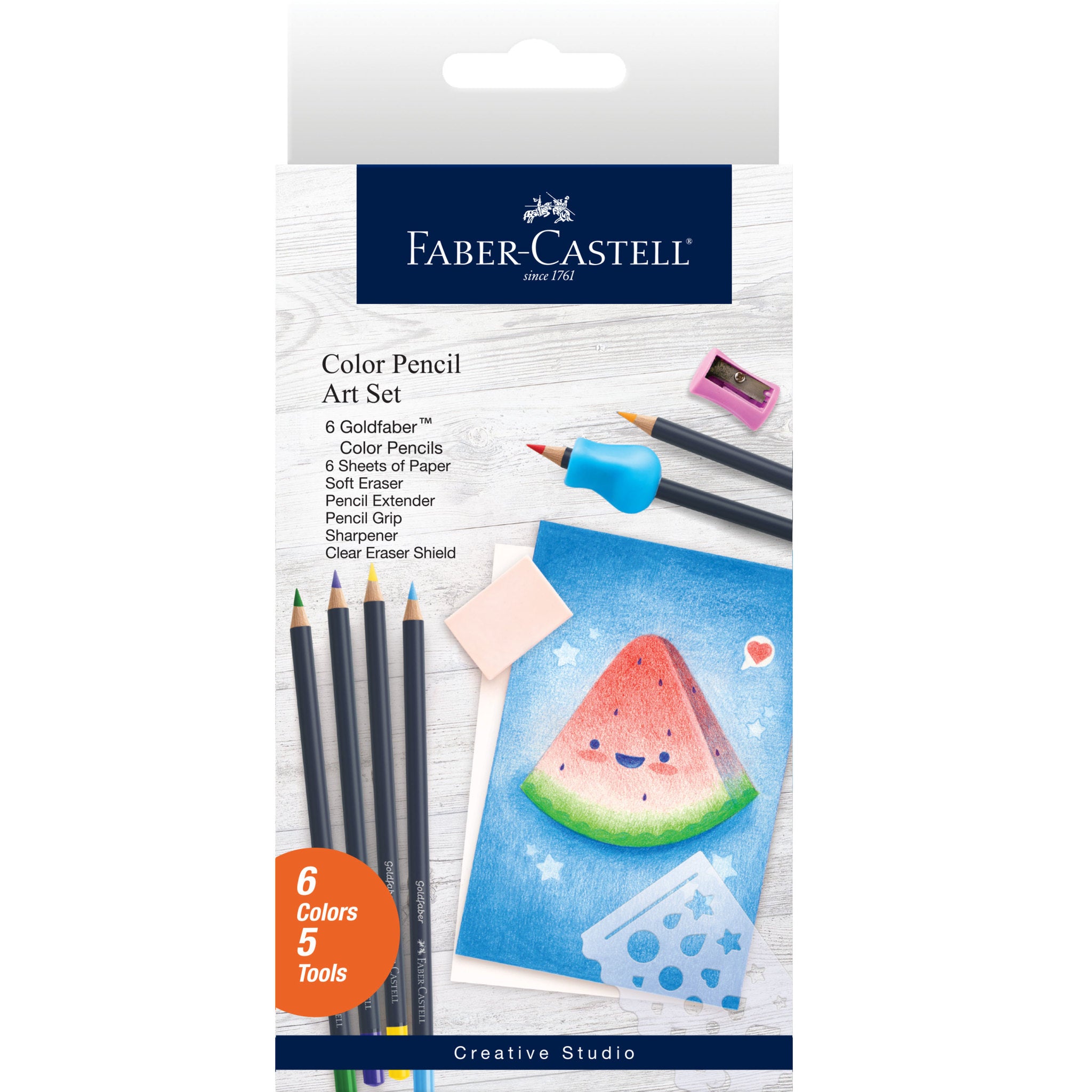 Faber Castell How to Rainbow Watercolor Pencils Starter Set – Happy Up Inc  Toys & Games