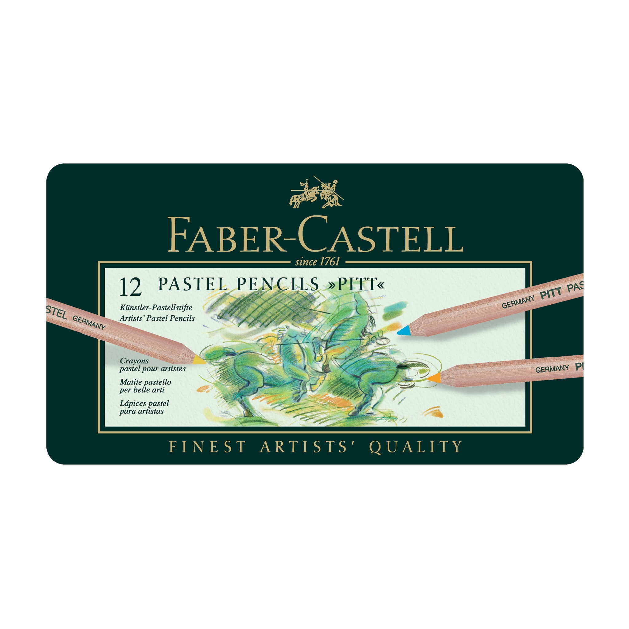 Faber-Castell Pitt Pastel Pencil Color Set of 12