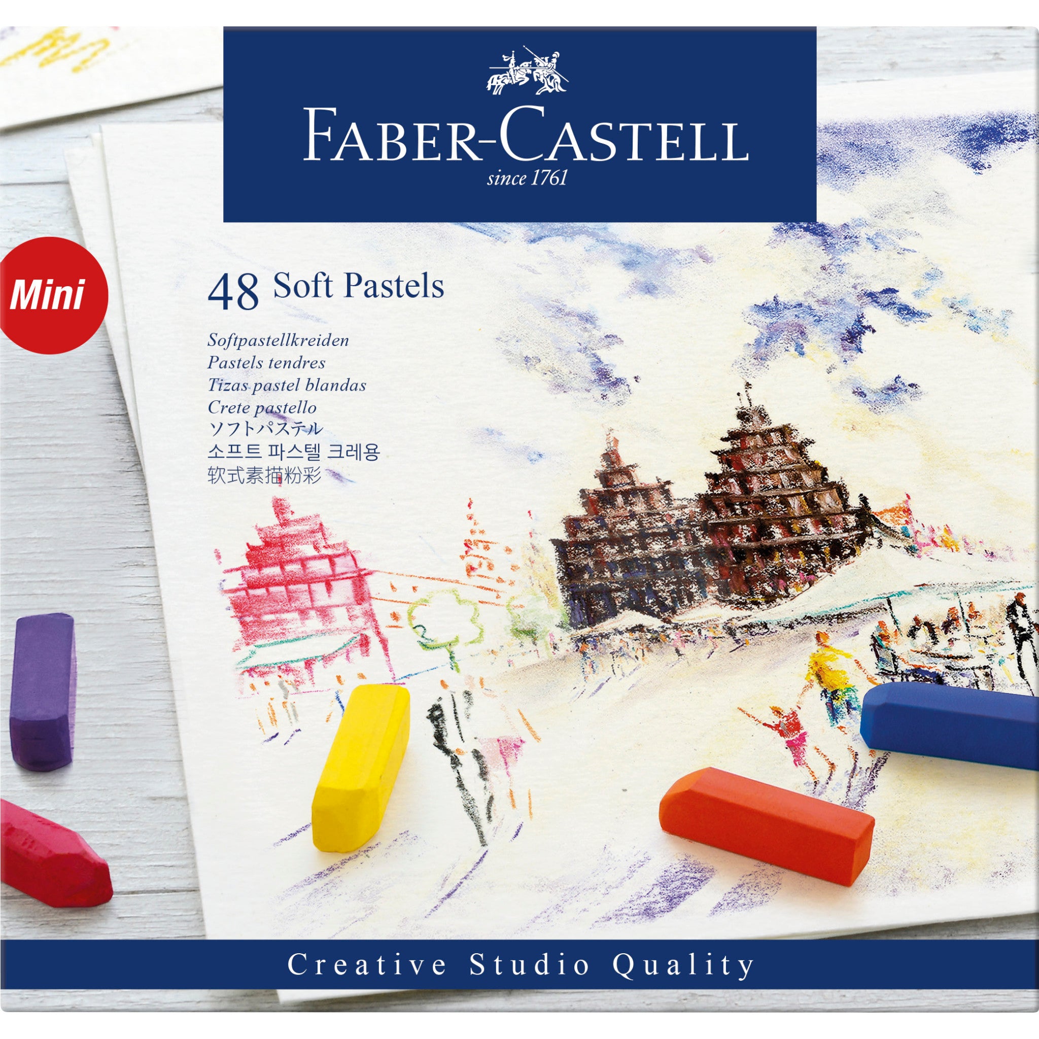 Faber-castell – stylo de couleur Pastel à l'huile, 12 /24/36/48