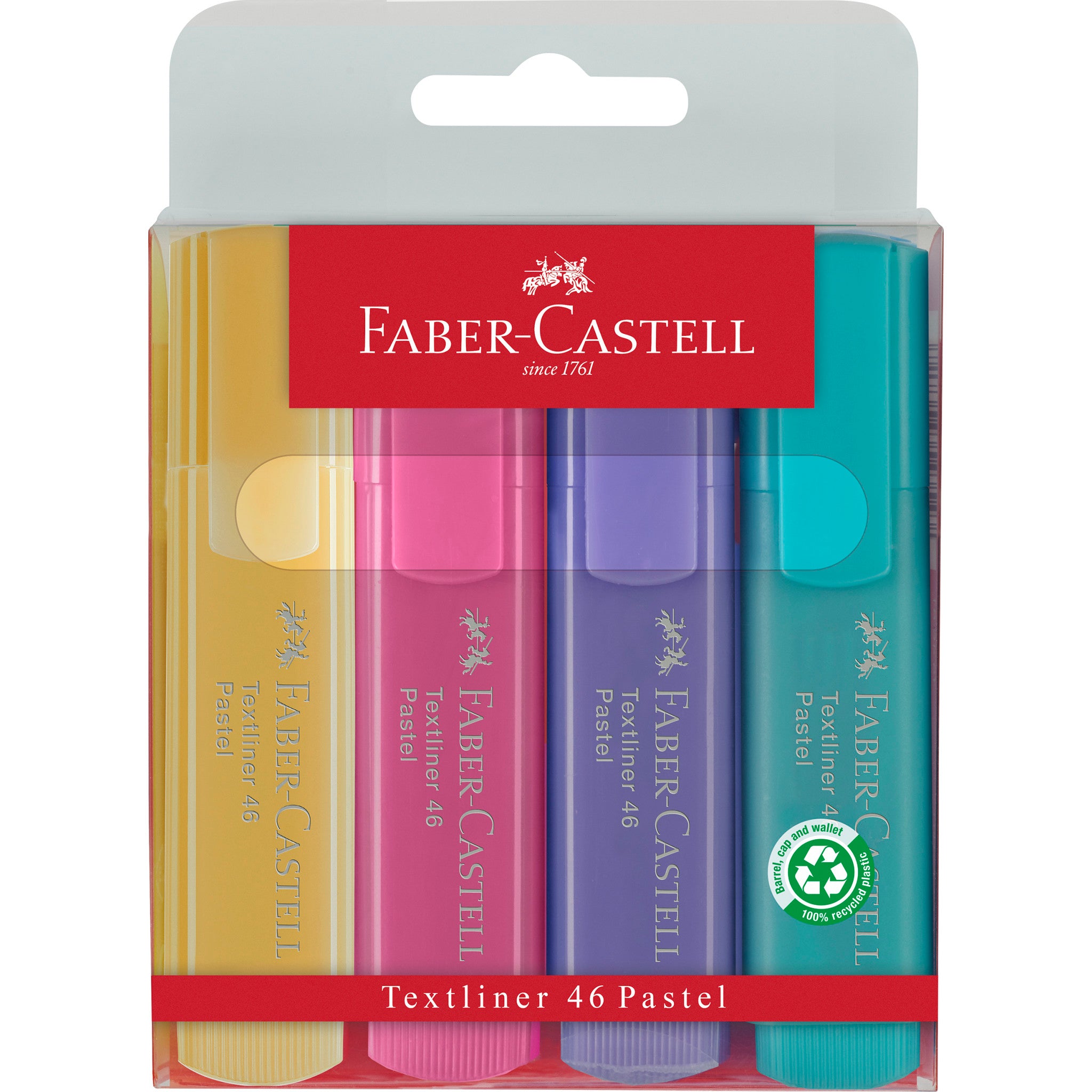 Rotulador Faber Fluorescente 1546 Color Pastel Lila — Firpack