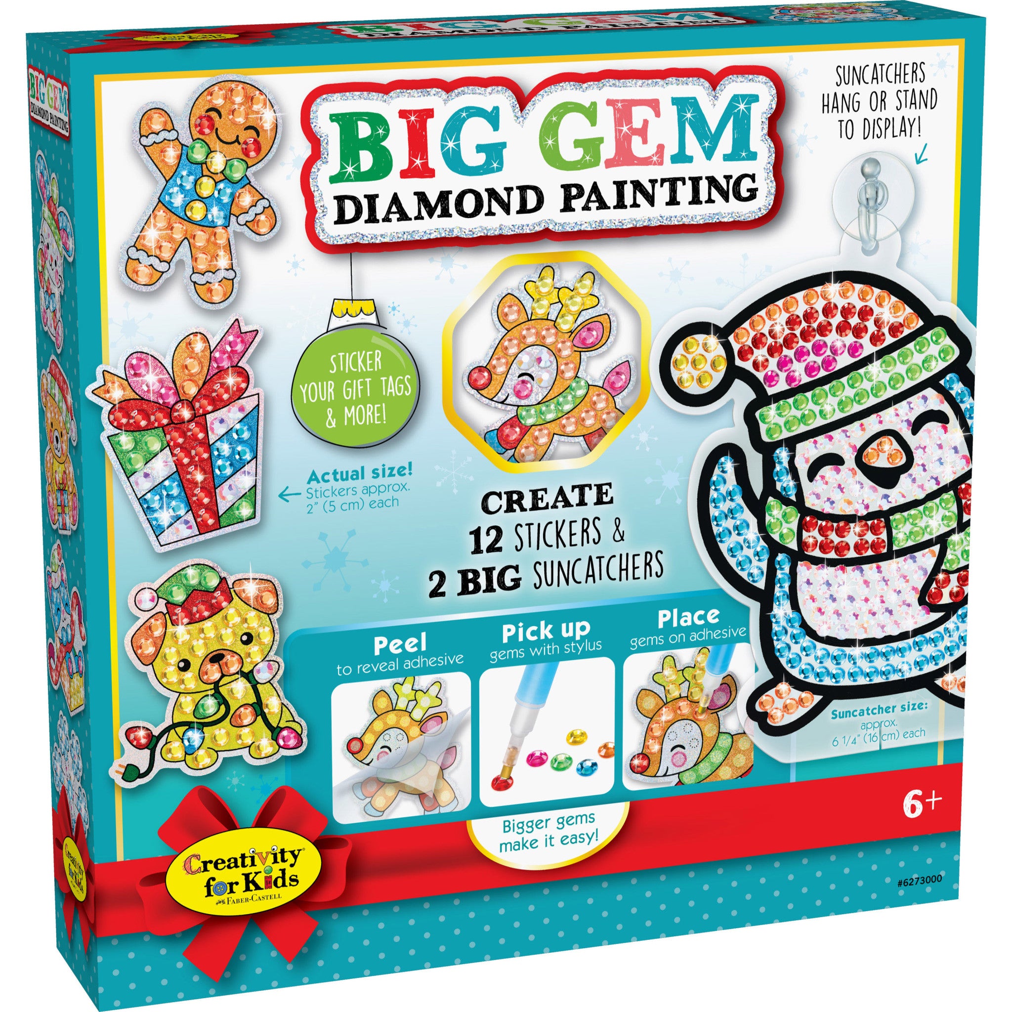 Kids Big Gem Diamond Painting Kit, Kids Gem Diamond Sticker