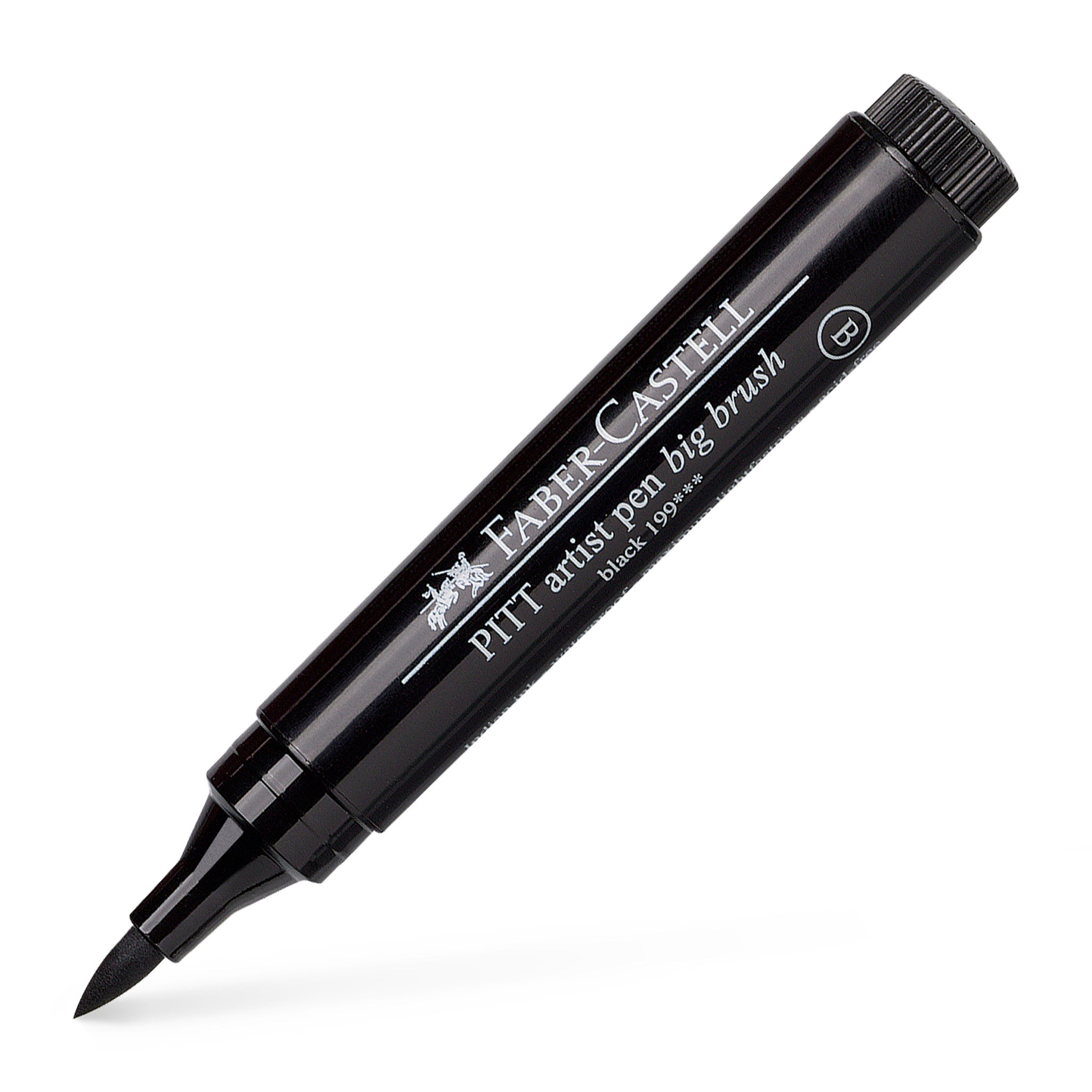Faber-Castell Pitt Big Brush Pens - 4 Pack, Black No. 199