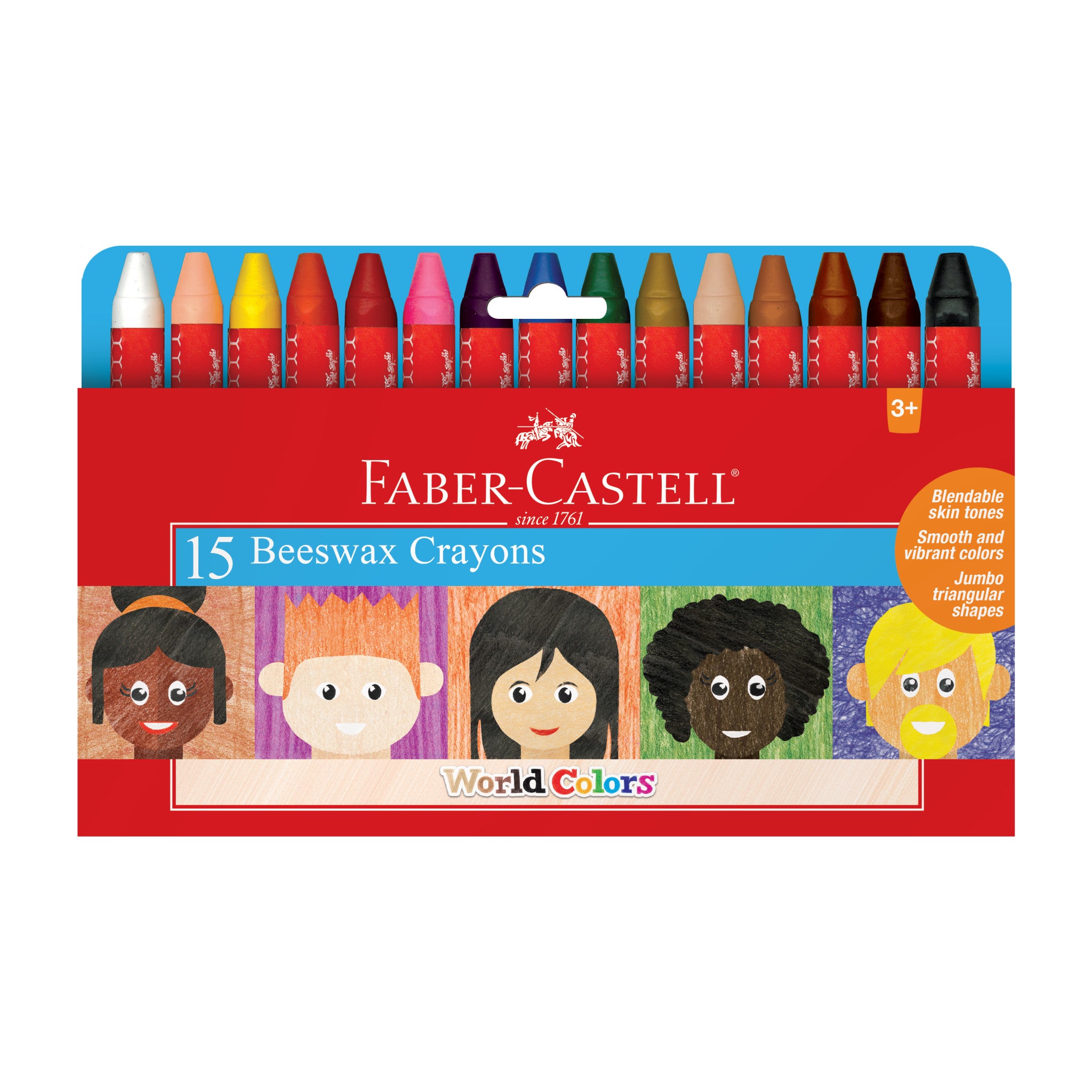 Faber-Castell Jumbo Beeswax Crayons - School Pack of 240