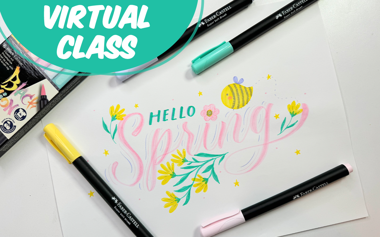 Upcoming Class - A Beautiful Spring Brush Lettering – Faber-Castell USA