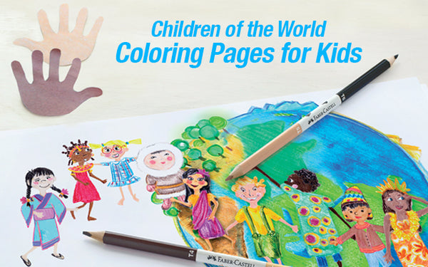 children around the world coloring pages for kids