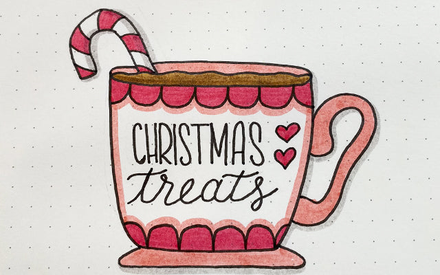 Bullet Journaling Doodles: Christmas Treats – Faber-Castell USA