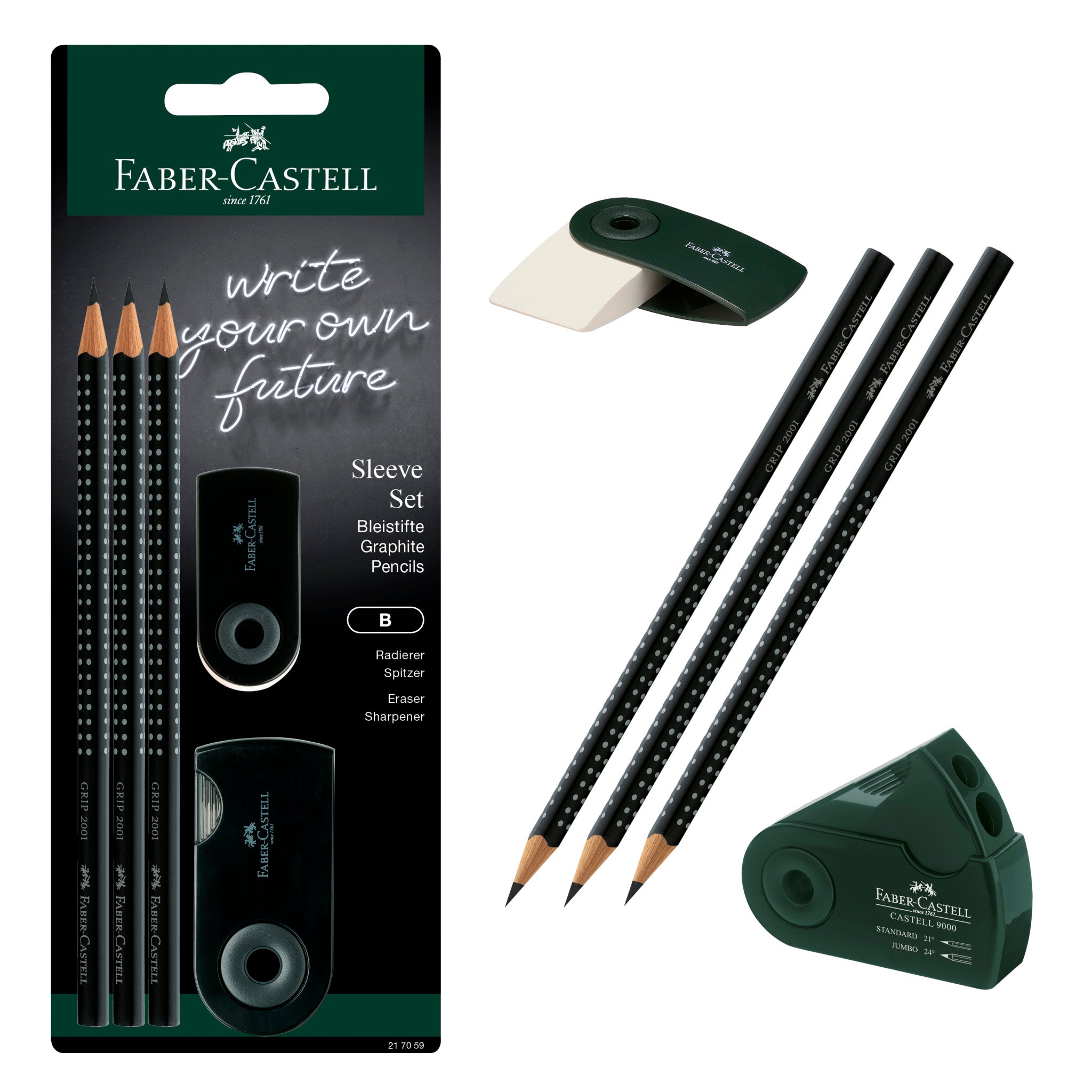 Faber Castell 4 Refill for Design Eraser and Sharpener