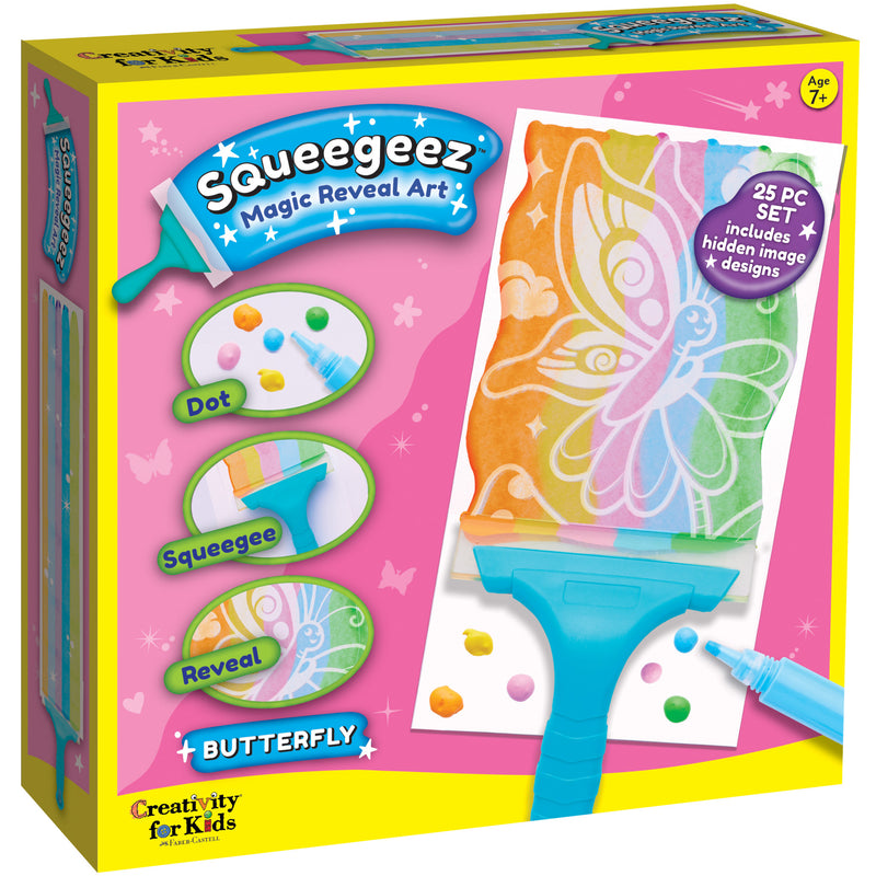 Creativity for Kids Squeegeez Magic Reveal Craft Kit: Butterfly - Kids  Painting Art Activity, Gifts for Girls and Boys Ages 7-12+