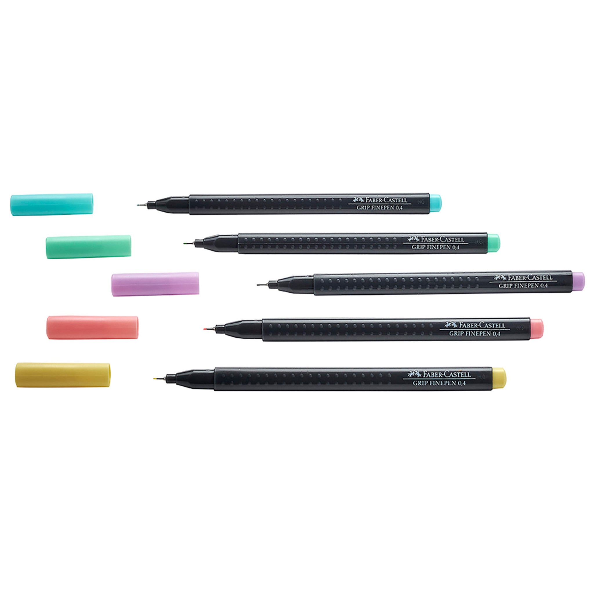 Faber-Castell Grip Finepen Set of 5 Pastel