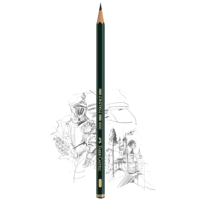 Drawing and Sketching Pencil Set, Metal Tin, 12 Count Drawing