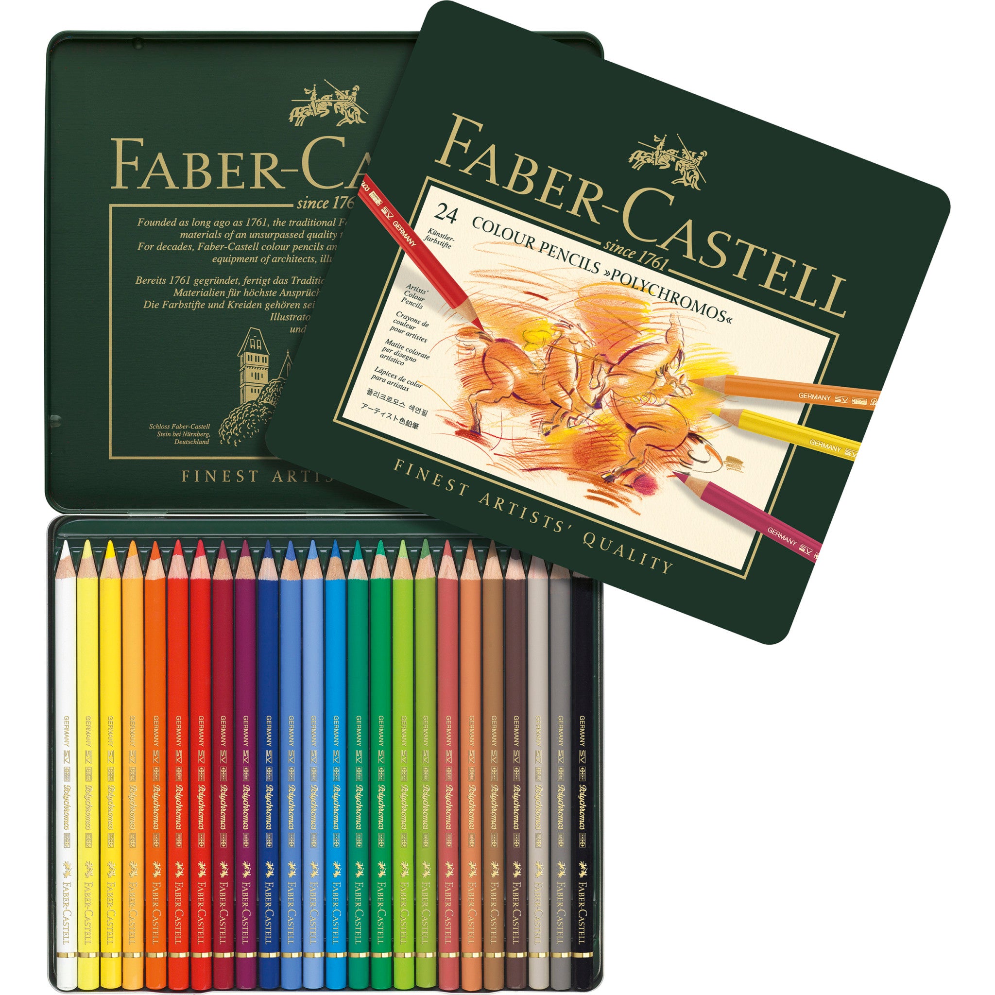 Faber-Castell 10 crayons de couleur pastel