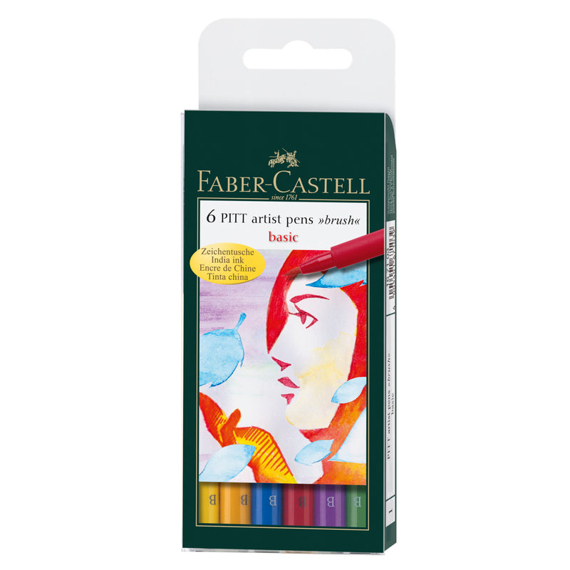 Low Cost Pack of 7 Faber Castell Round Paint Brush Set Art Craft Artist  School