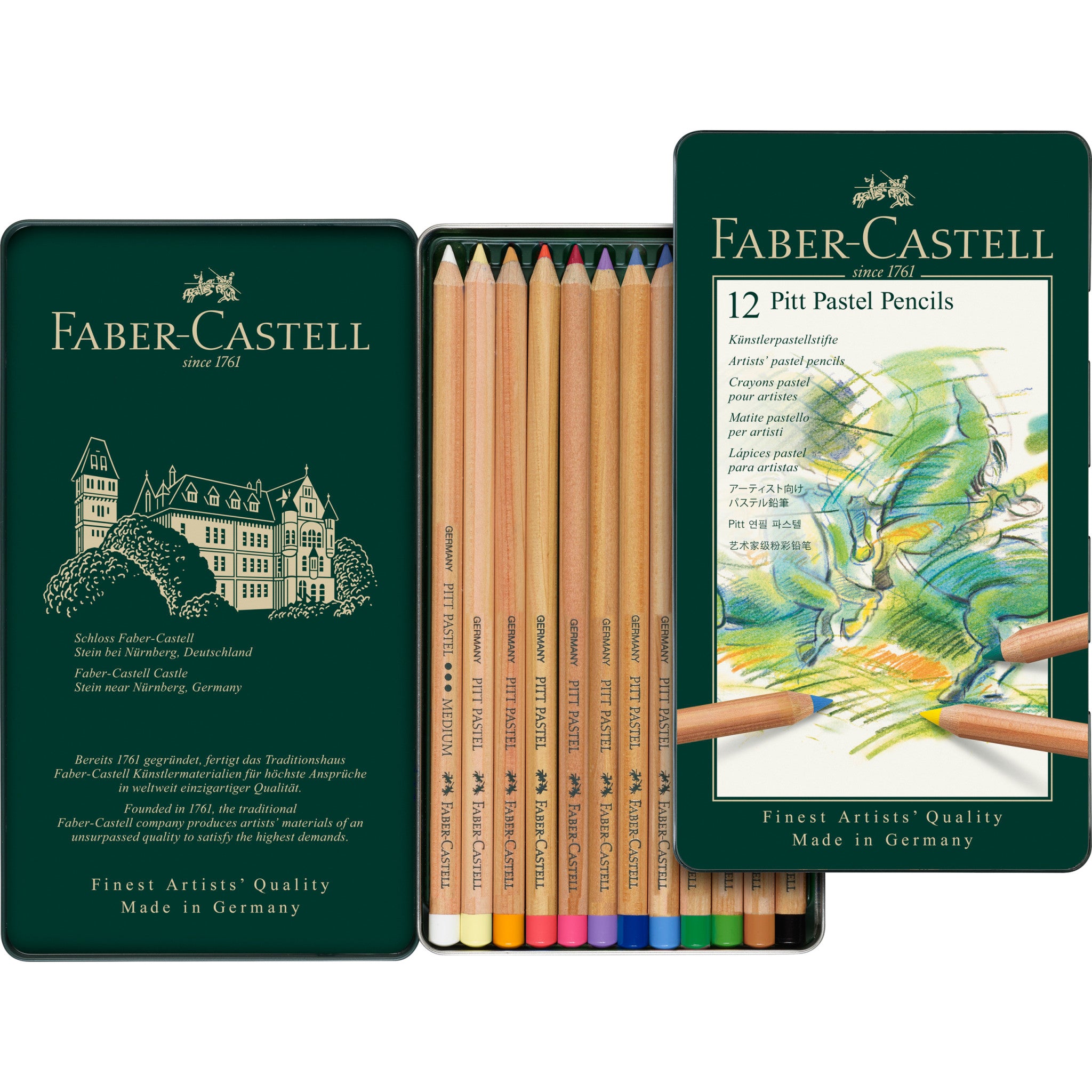 Faber-Castell Soft Pastel Art Set: 12 Pastel Colors - Adult Crafts for  Teens and Beginners, Unisex 