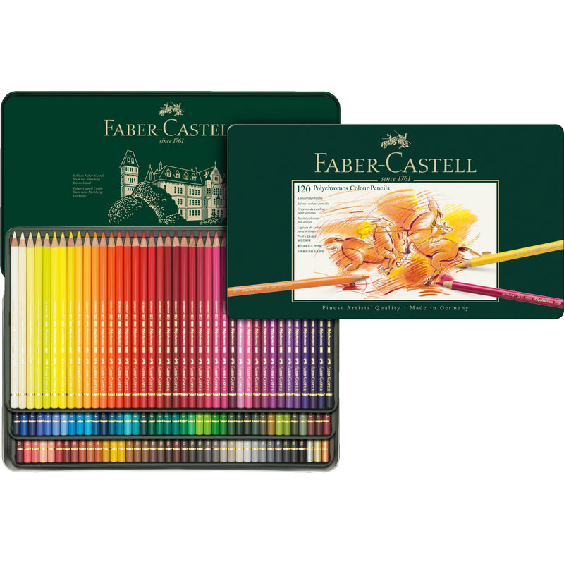 Faber Castell The Artist Series Oily Color Pencil Polychromos Color  Pencils, 12/24/36/60/120 Color Oil Color Lead Tin Green Suit - Wooden  Colored Pencils - AliExpress