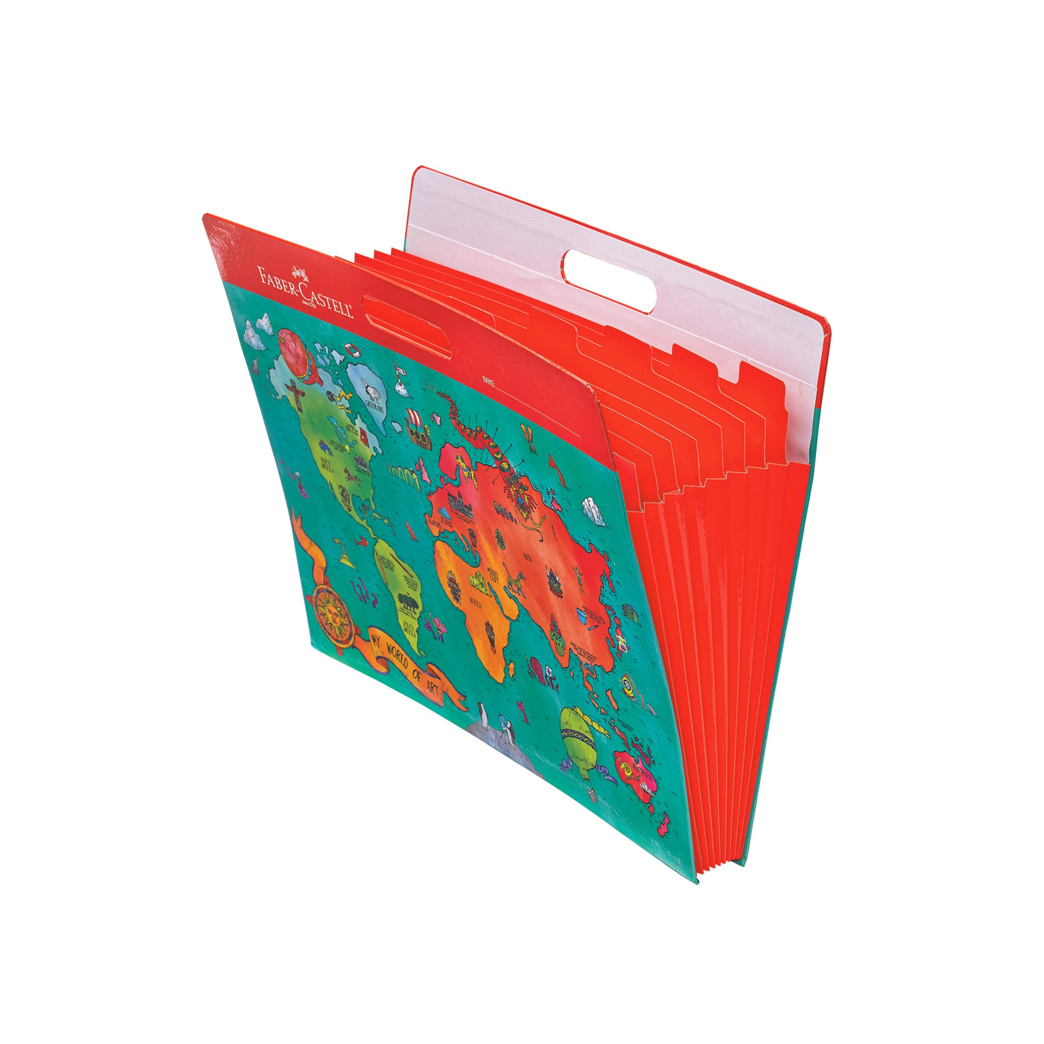  Faber-Castell My World of Art Portfolio for Kids - 8 Expandable  Folder Pockets for Kid's Artwork and Keepsakes : Arts, Crafts & Sewing