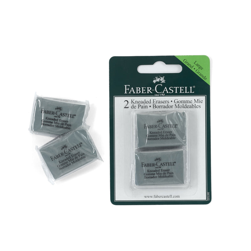 Faber-Castell Kneaded Erasers, Assorted Colors - Blue/Red/Yellow - Forstall  Art Center