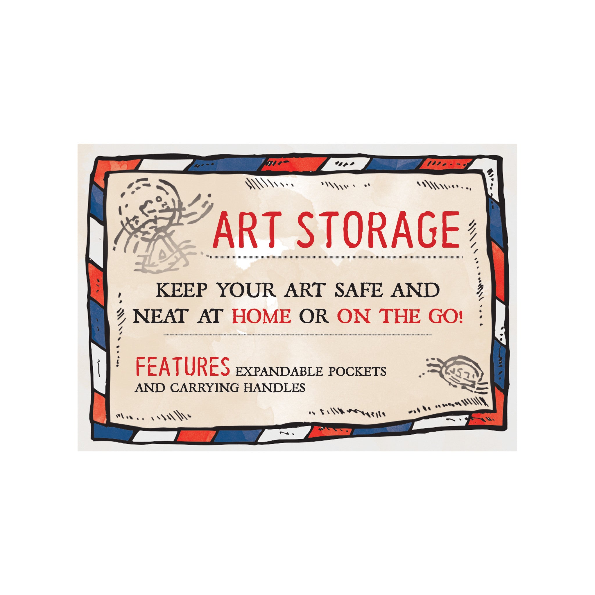 Faber-Castell My World Of Art Portfolio For Kids - 8 Expandable Folder  Pockets For Kid'S Artwork