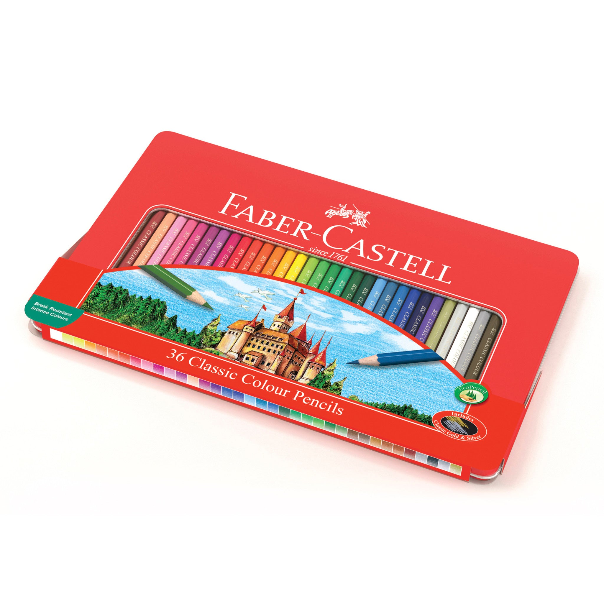 FABER-CASTELL Crayon de couleur Classic 115886 36 pcs., multicolor -  Ecomedia AG