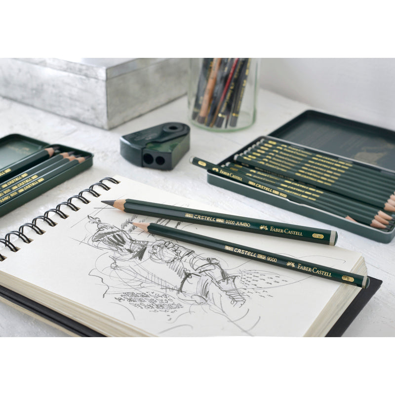 Faber-Castell 9000 Graphite Pencil - HB - Box of 12