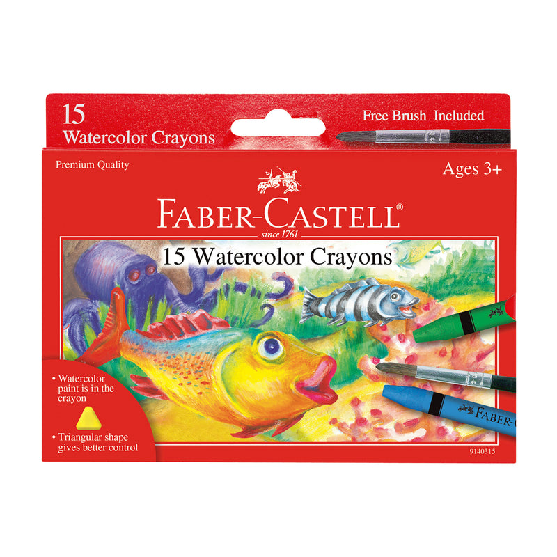 Watercolors: Watercolor crayons
