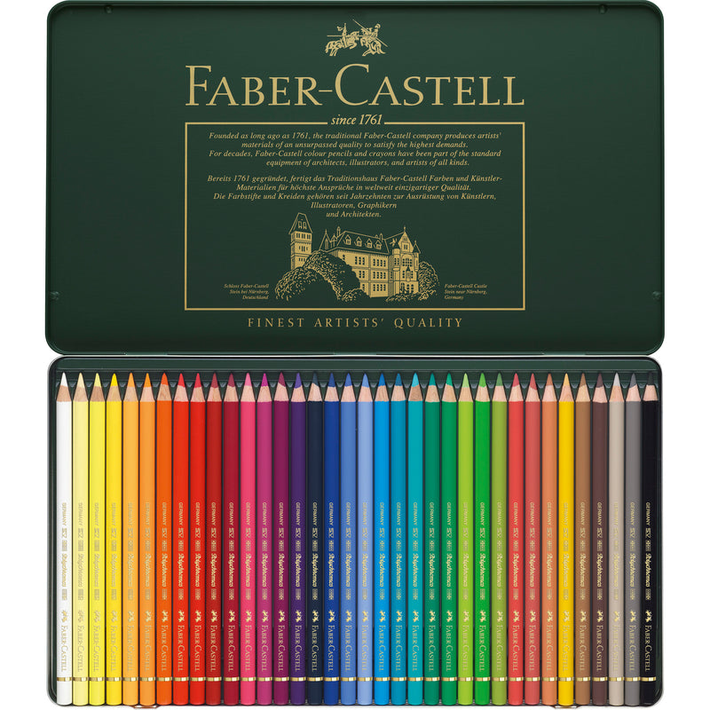 Faber-Castell Polychromos 120 Pencil Wood Box Set