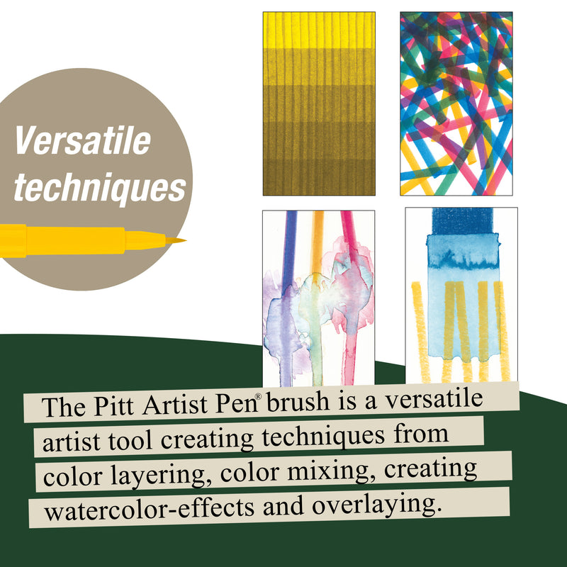 Faber-Castell | Pitt Artist Brush Pen Set of 6 Color Wheel