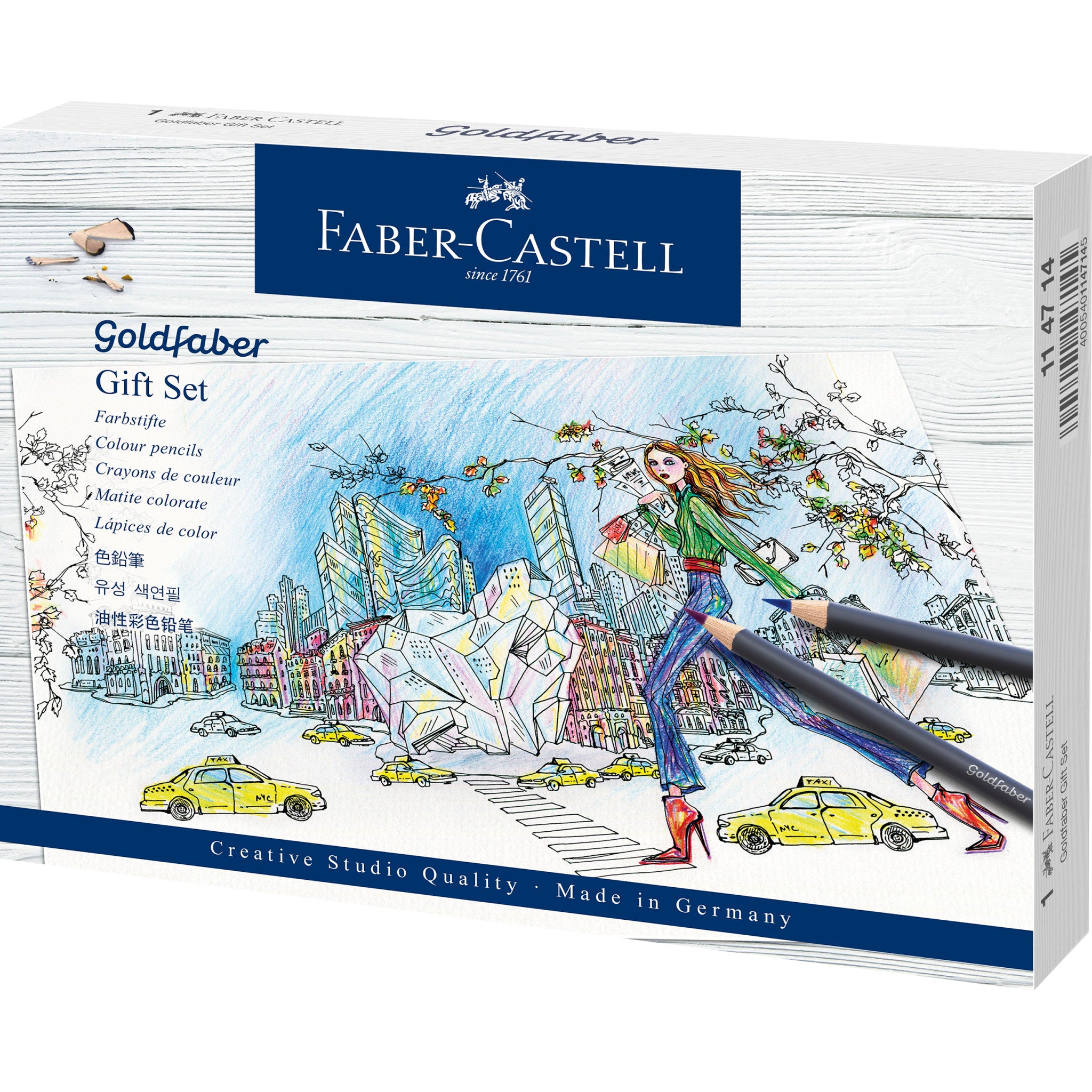 Faber-Castell Colour Grip Colouring Pencils in Gift Tin - 24