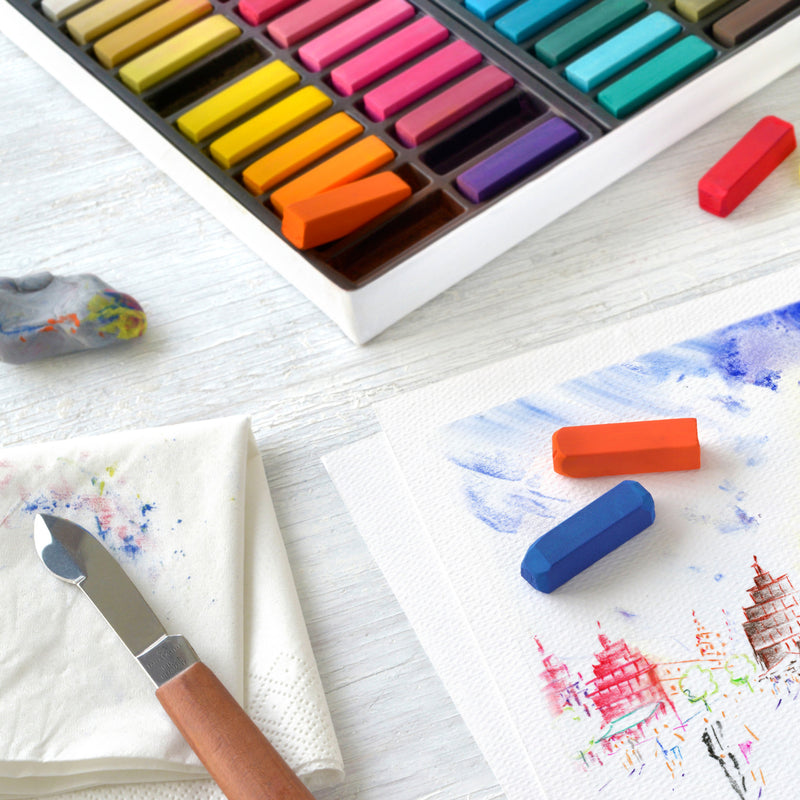 Artist Oil Pastels Set Soft Paint Crayons Sticks Professional