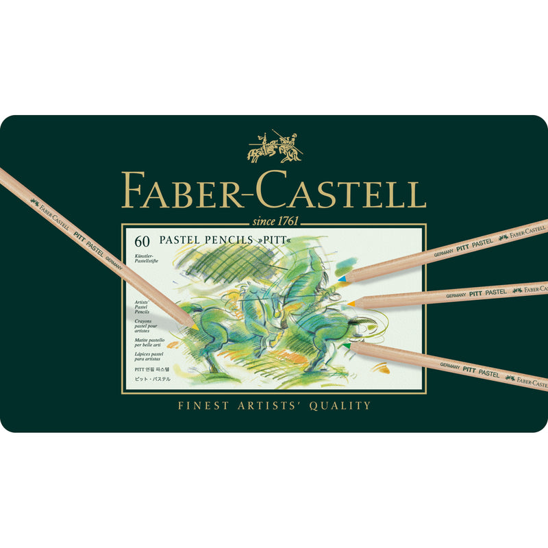 Faber-Castell PITT Pastel Pencils Tin Of 60 – ATALONDON