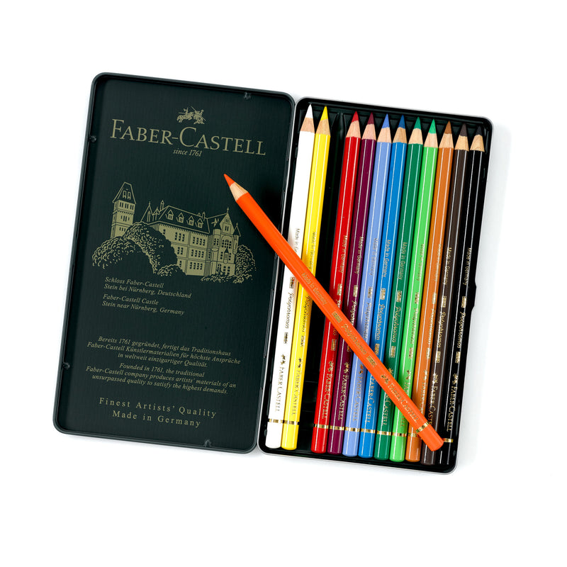 Faber-Castell Polychromos Professional Artist Quality Color Pencils Tin Set  120 793518643882