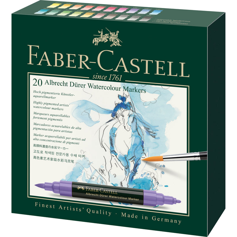 Albrecht Durer Watercolour Markers Faber-Castell Review - Doodlewash®
