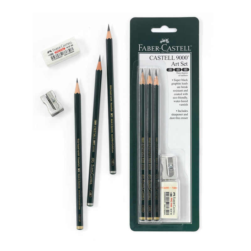 Faber-Castell 9000 Graphite Pencil Set