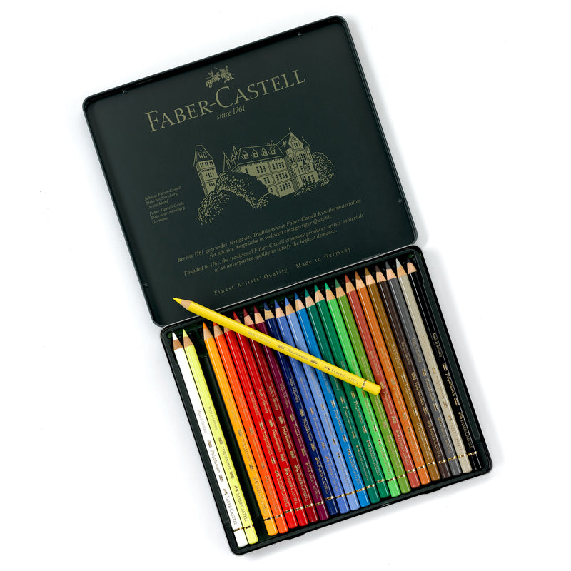 Faber Castell : Goldfaber Color Pencils : Metal Tin Set Of 24