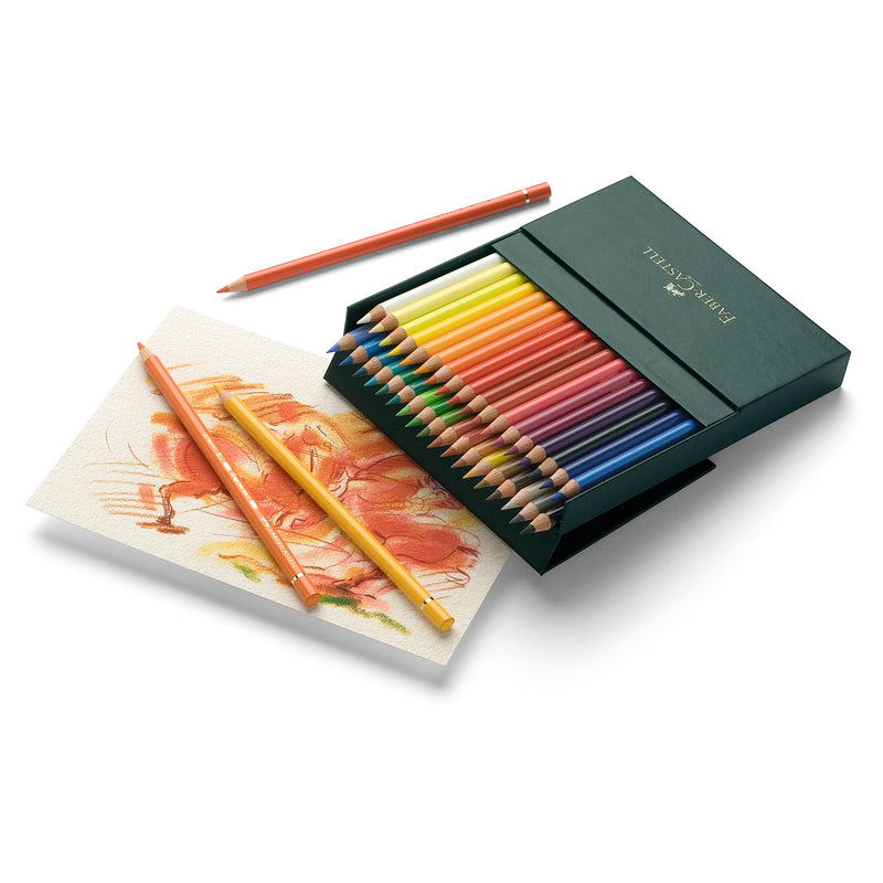 Faber-Castell Polychromos Artist Colored Pencils Set - Premium Quality  Polychromos Colored Pencils 120 Tin Gift Set Includes Pencil Sharpener